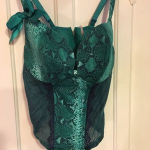 Cacique Green/ Blue Bustier